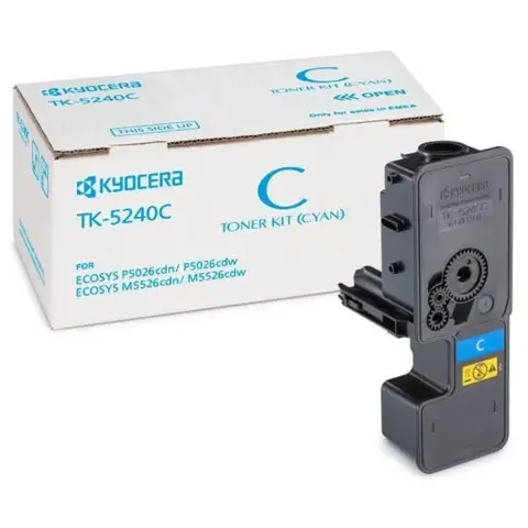 Kyocera TK-5240C - Toner cyan do Kyocera Ecosys M5526, P5026